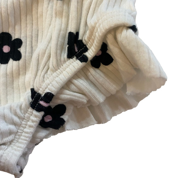 Baby Girls' Romper - Cat & Jack™, Color: Off-White, Size: 6-9M - Picture 4 of 8